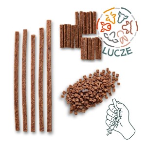 Paski - treserki z mięsa SANDACZA 200g